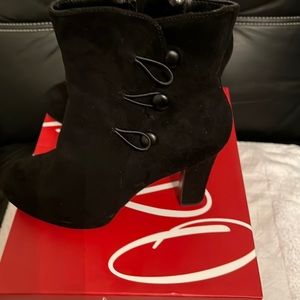 Black ankle boots